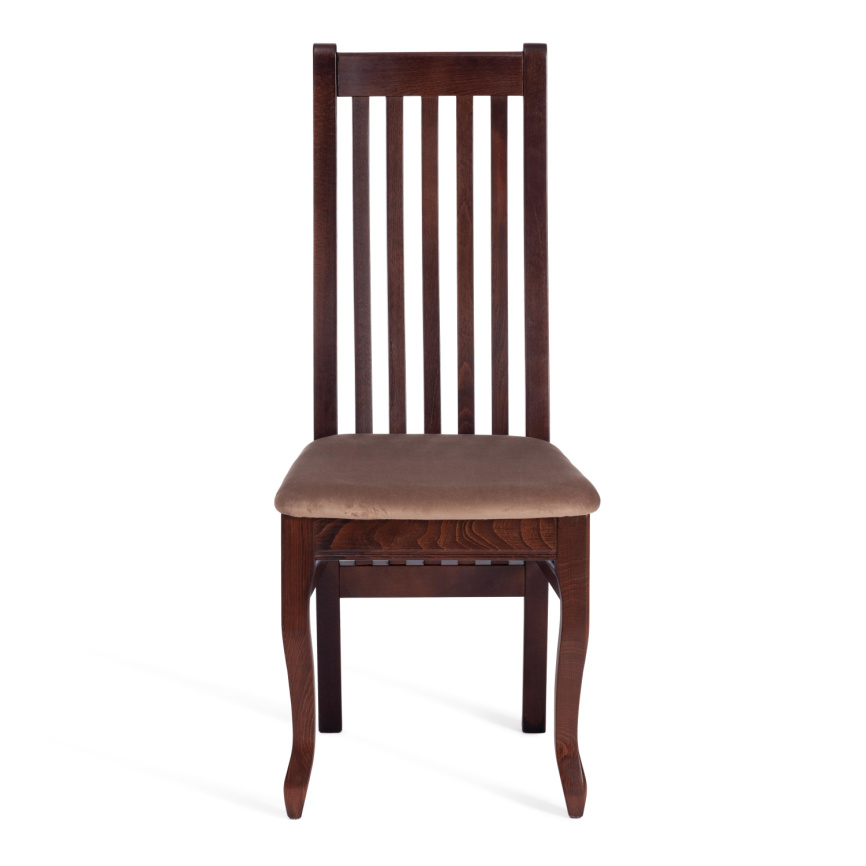 Стул DOLCE мягкое сидение бук, 40х46х100см, Tobacco, велюр, Tenerife mocca фото 8