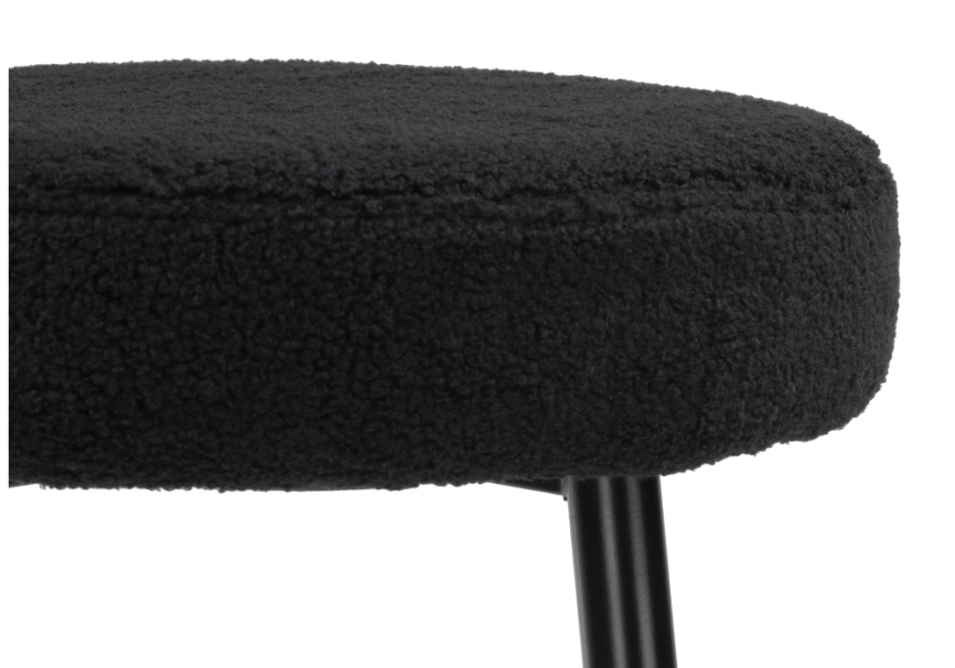 Барный стул Plato black fabric фото 4