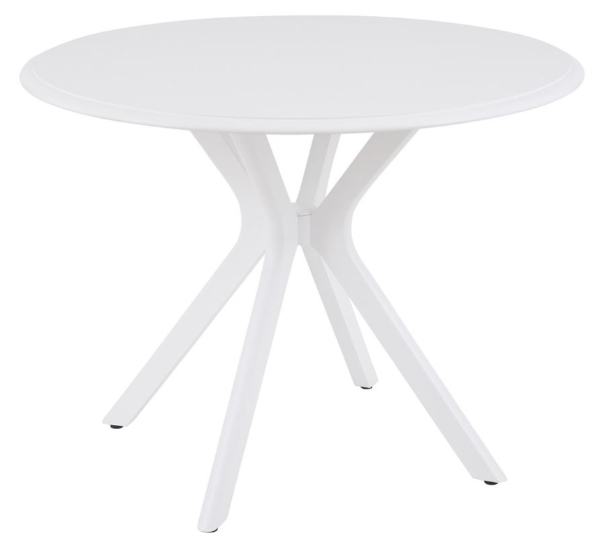 Стол Пекин не раздвижной (1000*1000/цвет столешницы Белый/цвет ножек Белый) фото 1