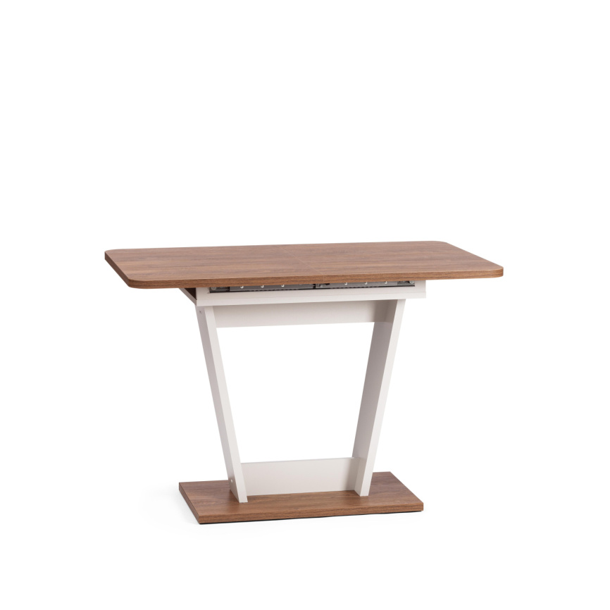 Стол обеденный раздвижной Фокс/Fox ЛДСП, 110-145х68,6х75см, дуб канзас/пепел фото 4