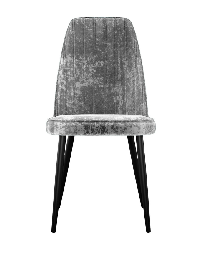 Стул DikLine 326 M13 светло-серый, ножки белые фото 3