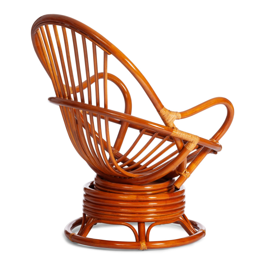 Кресло вращающееся "FLORES" 5005 /без подушки/ Cognac (коньяк) фото 6