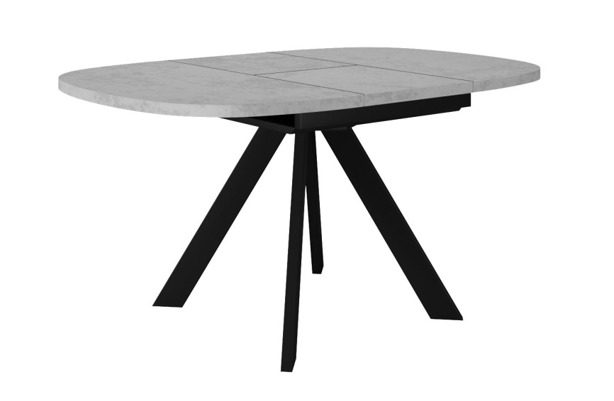 Стол DikLine B110 Бетон/опоры черные фото 4