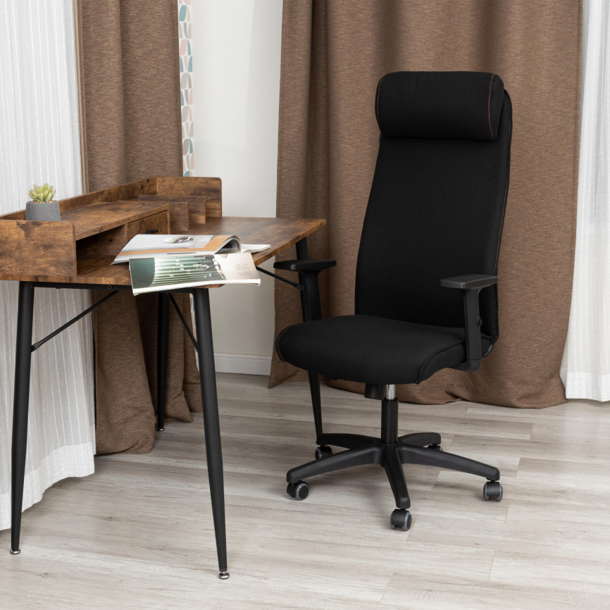 Кресло Прагматик Плт/Pragmatic Plt ткань, черный, 2603 фото 10