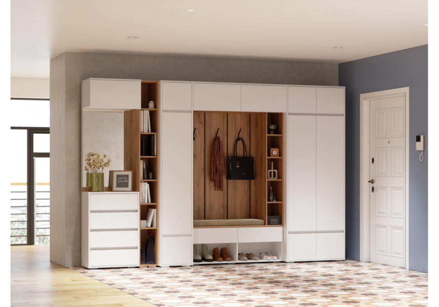 Прихожая Роут белый комплектация 2 фото 1