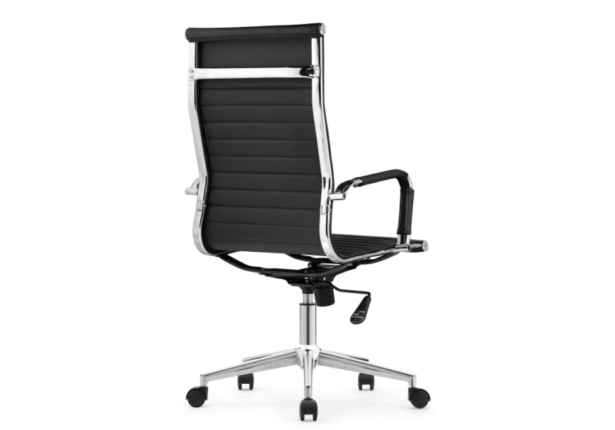 Компьютерное кресло Reus pu black / chrome фото 10