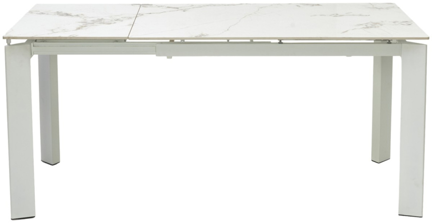 Стол КОРНЕР (CORNER) 120 цвет ГОЛДЕН ЖАДЕ (GLOSS GOLDEN JADE SOLID CERAMIC) / БЕЛЫЙ, ®DISAUR фото 8