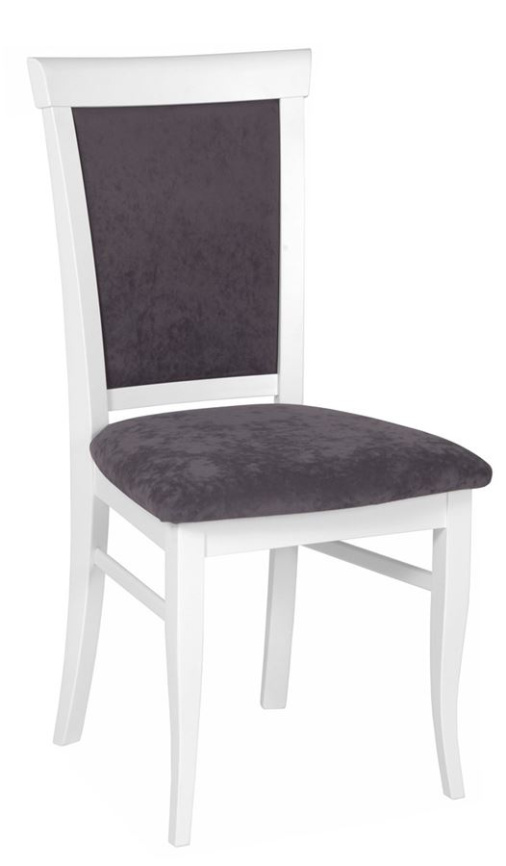 Стул мягкий Лотос (Белый/ткань Опера графит) фото 1