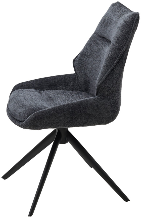 Стул OLAF 360 град. поворот. RAVEN18 Серый, ткань / Черный, ®DISAUR фото 4