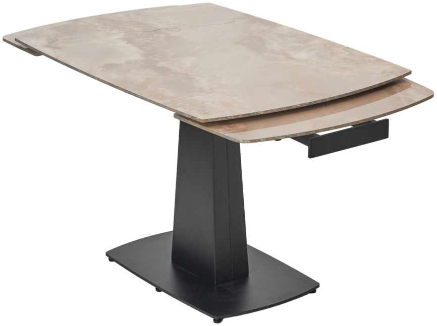Стол BALDE 120 GLOSS AMBER JADE SOLID CERAMIC / BLACK, ®DISAUR фото 5