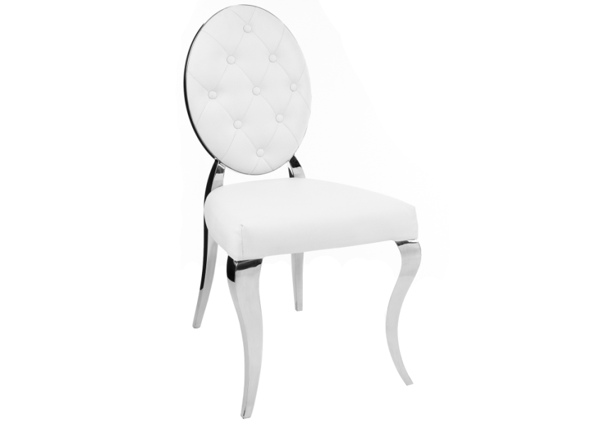 Стул на металлокаркасе Odda белый фото 8