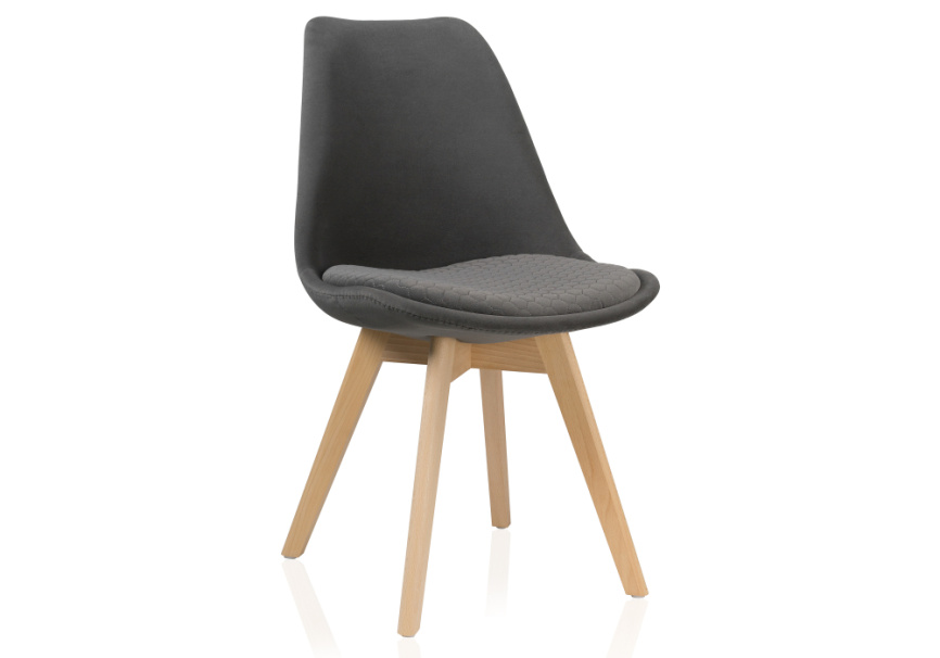 Стул деревянный Bonuss dark gray / wood фото 1