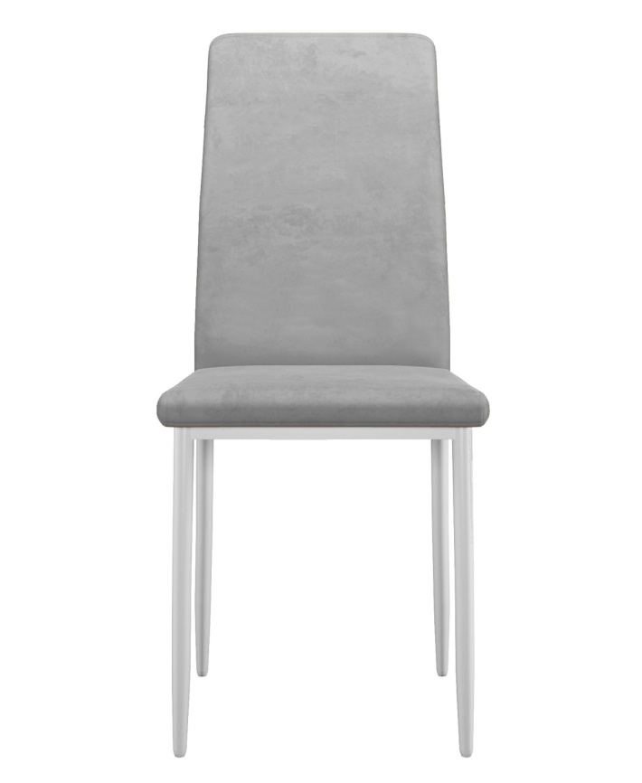 Стул DikLine 272 B22 GREY, ножки белые фото 3