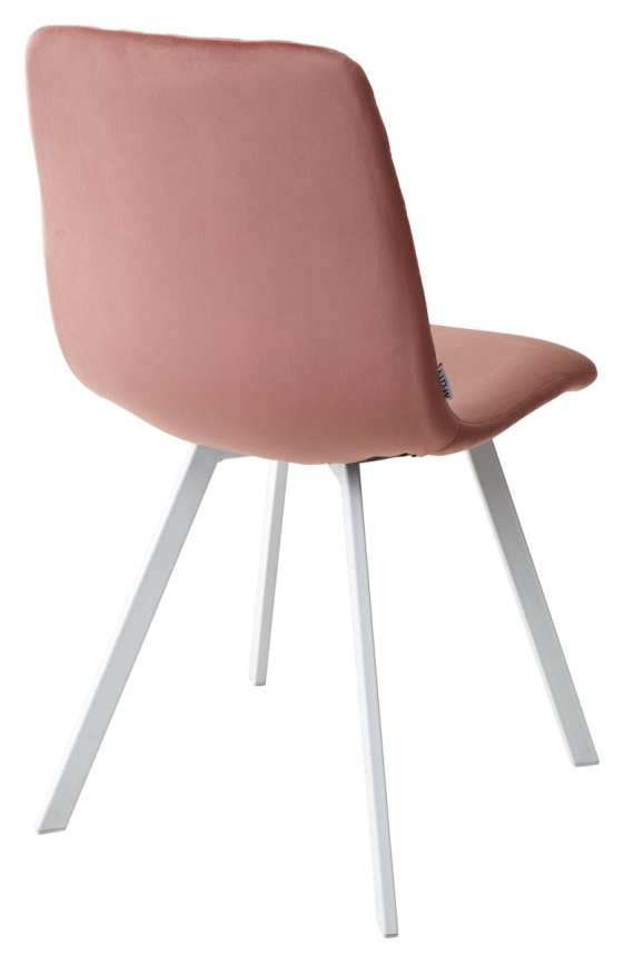 Стул DAIQUIRI BLUVEL-52 PINK / белый каркас, велюр М-City фото 6