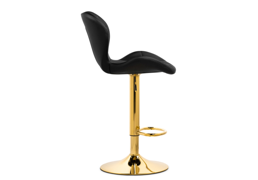 Барный стул Trio black / gold фото 3