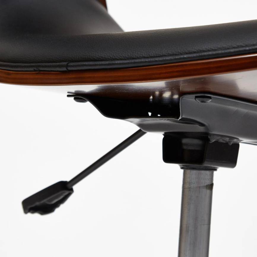 Кресло Бэнд/Bend орех, кож/зам черный фото 5