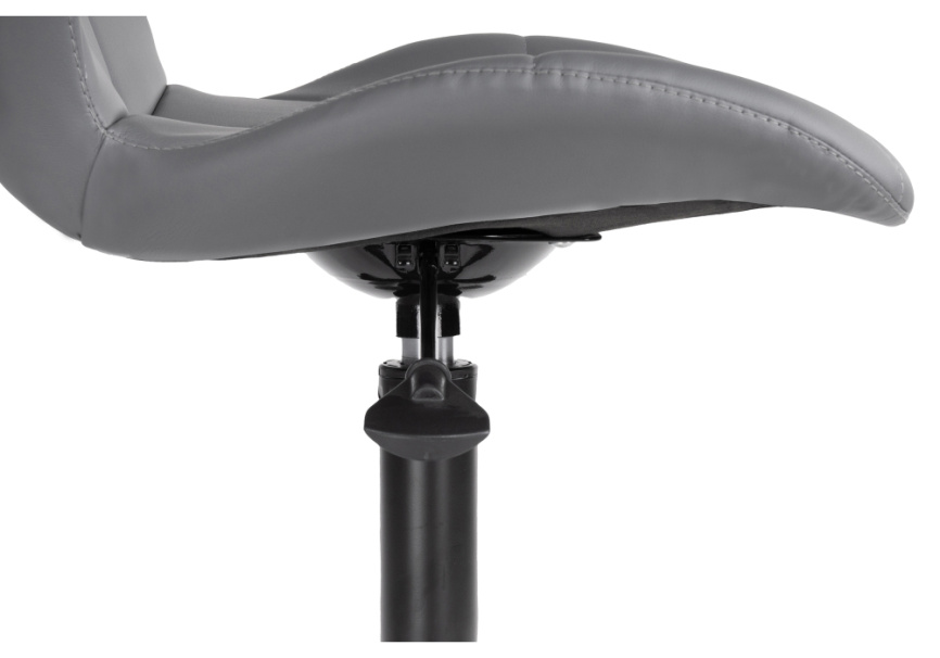 Офисное кресло Вальд экокожа серое фото 10