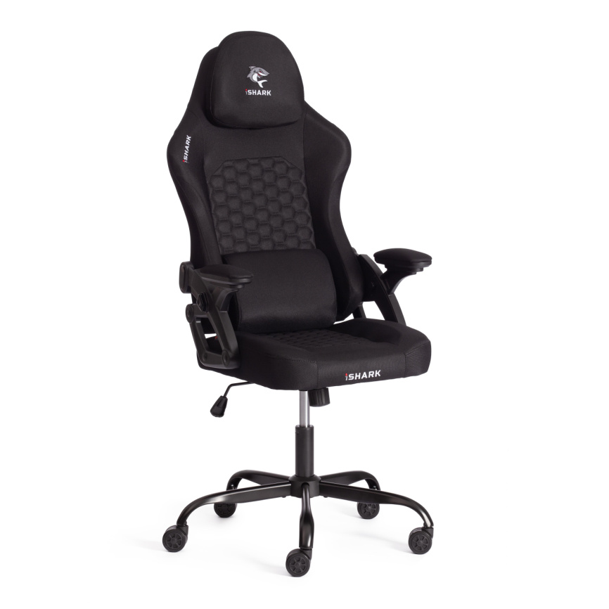 Кресло iShark ткань, черный, 70х70х133 см фото 1