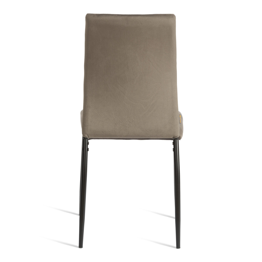 Стул Капри/Capri (мод.BC565-DC) металл, флок, 43х53х92см, темно-серый HLR24/черный фото 6