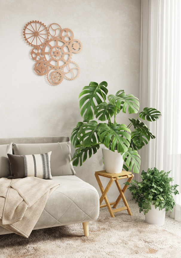 Панно Механика П8, Бронза фото 4