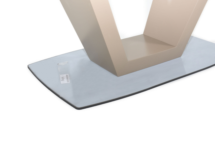 Стол Фоджа, Стекло, 140см, Капучино фото 11