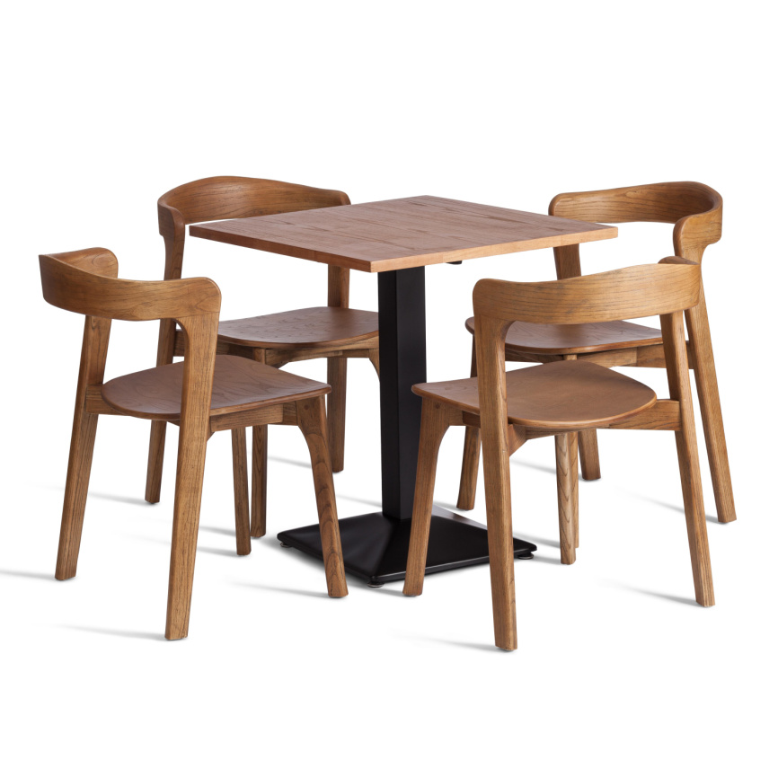 Стул ASGARD дерево вяз, Груша (№3), 48х43х76 см фото 8