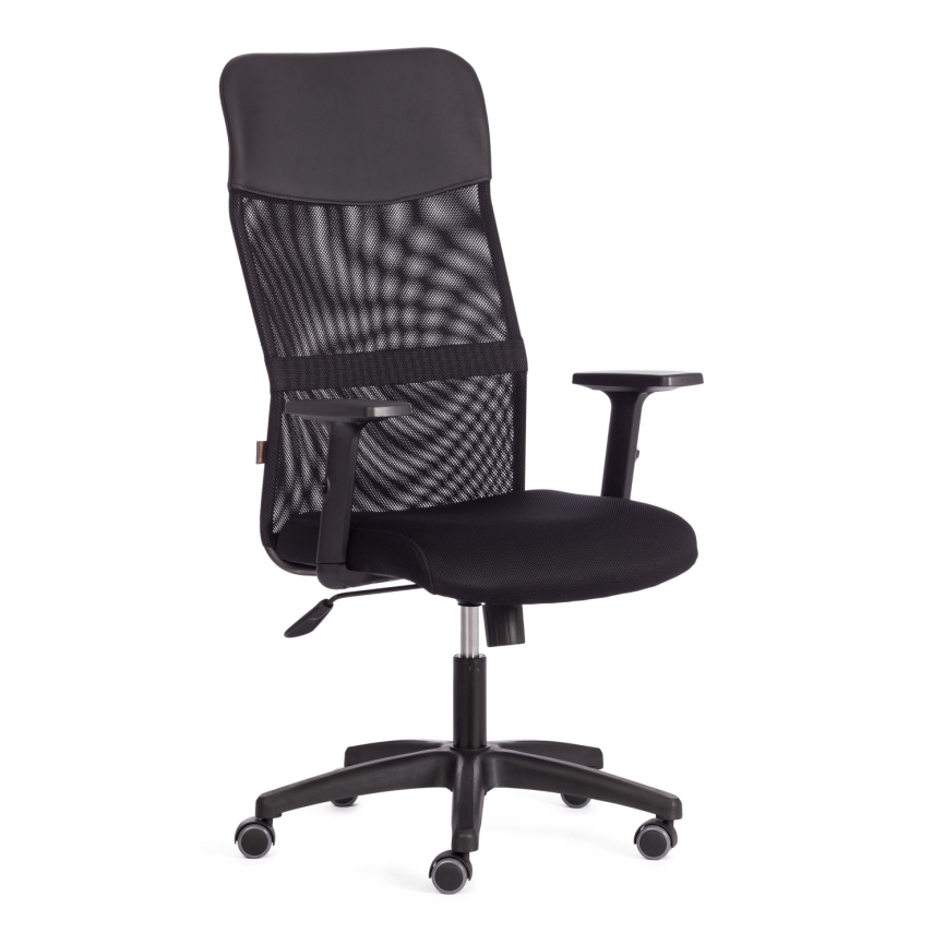 Кресло Практик Плт/Practic Plt ткань/кож/зам, черный, TW-11 / W-11 / 36-6  фото 1