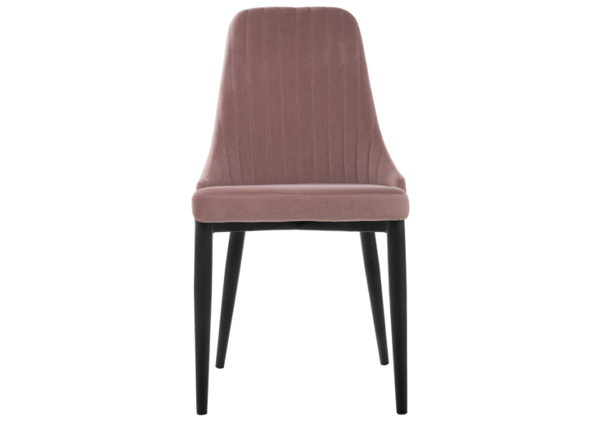 Стул на металлокаркасе Kora light purple / black фото 4