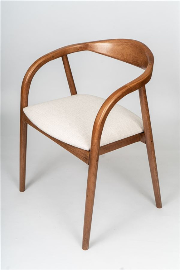 Полукресло венское Diona (светлый орех/ткань Тесла 01) фото 4