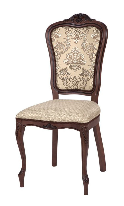 Стул Виконт (тон 317+ патина чёрная/ткань Агата серая/компаньон(Ц)) фото 2