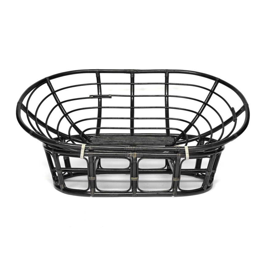 Диван Мамасан/Mamasan (23/02 W) /без подушки/ 169х102х80см, античный черно-коричневый  фото 1