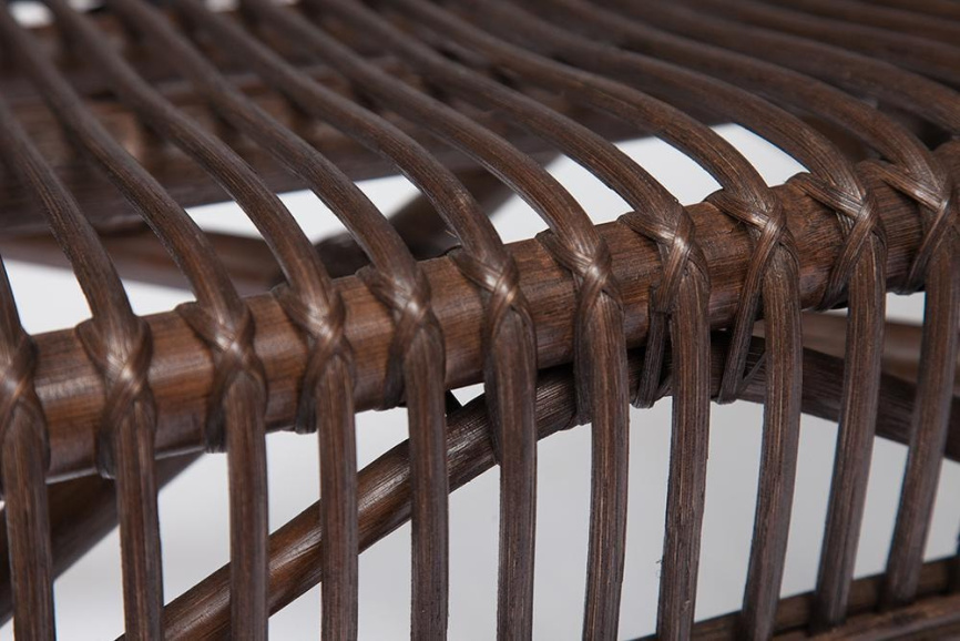 Комплект Нью Богота/New Bogota (диван + 2 кресла + стол со стеклом) /с подушками/ ротанг, кр:61х67х7 фото 8