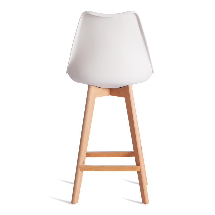 Стул барный TULIP BAR (mod. C1014H-1) / 2 шт. в упаковке пластик/дерево, 42 х 47,5 х 104 см, White ( фото 8