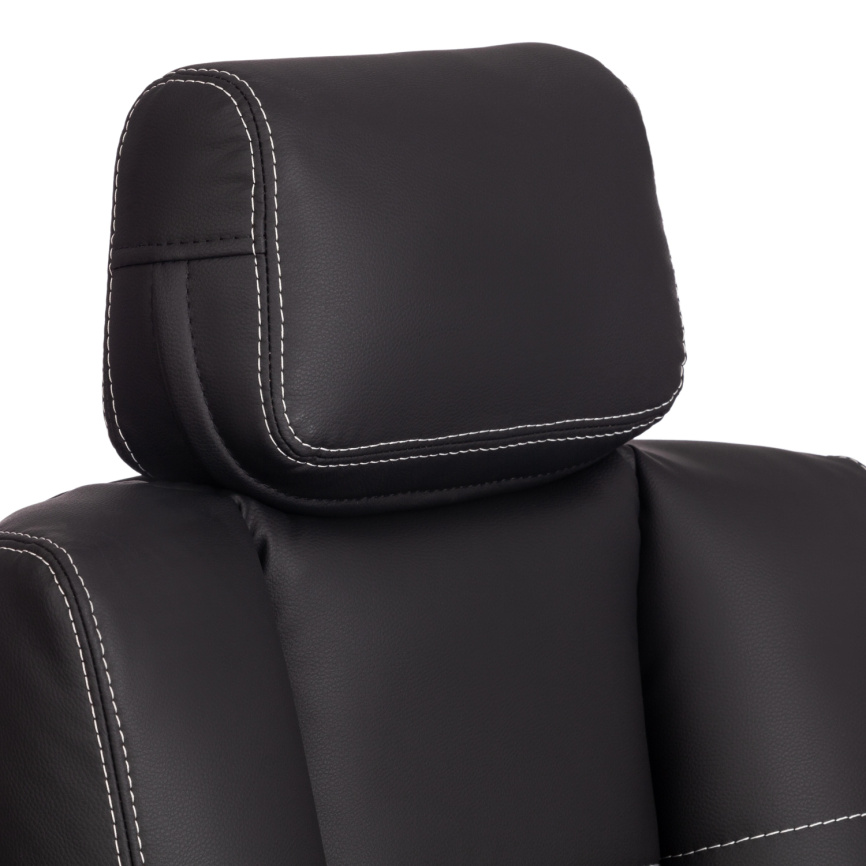 Кресло Оксфорд/Oxford хром кож/зам, черный, 36-6 фото 9