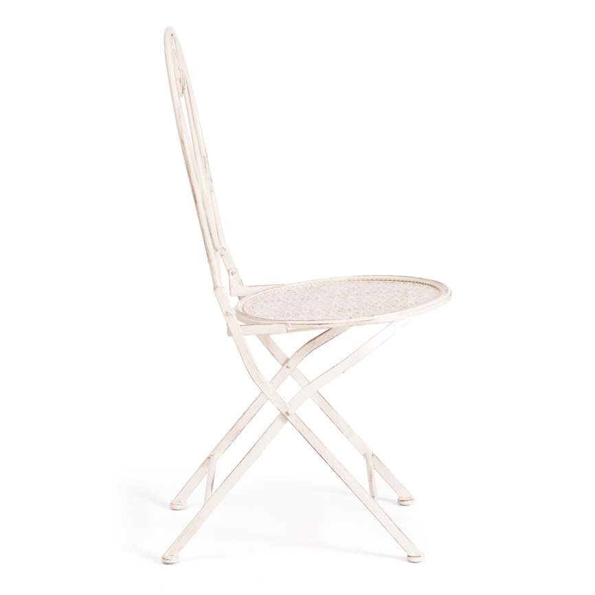 Стул Love Chair (PL08-11140) стальной сплав, античный белый, 40х47,5х94 см фото 11