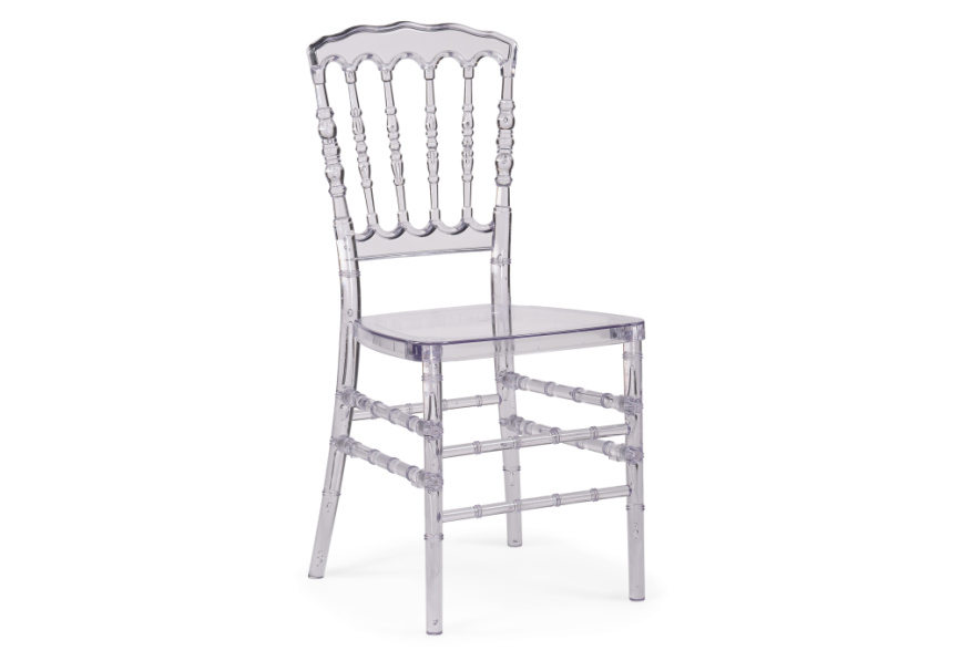 Пластиковый стул Chiavari 1 clear white фото 1