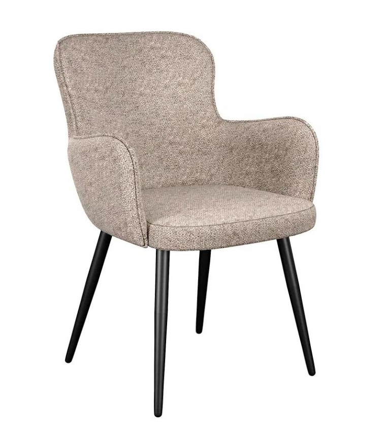 Стул DikLine 503 поворотный NS04 CREAM, ножки черные фото 2