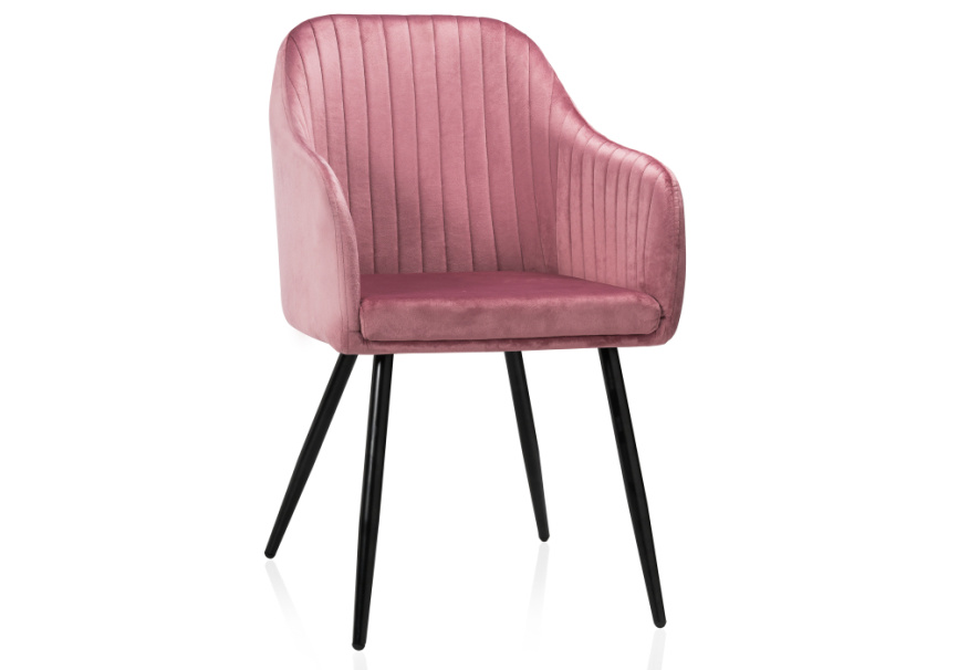Стул на металлокаркасе Slam dark pink фото 9