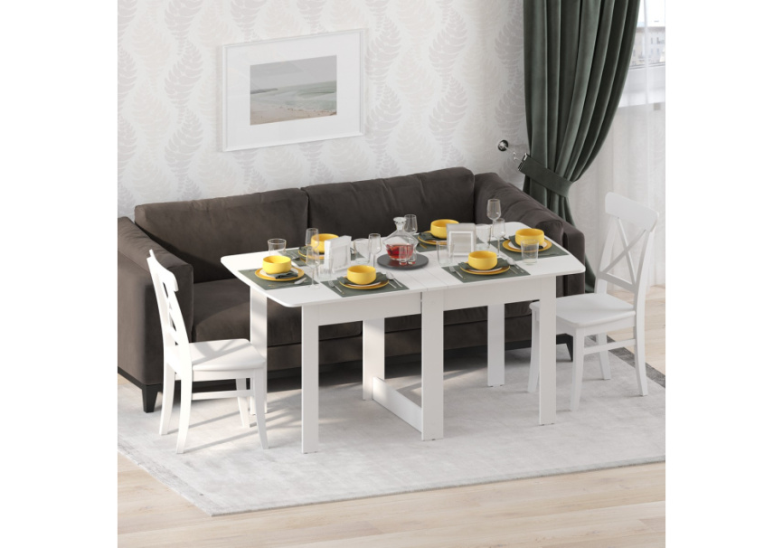 Стол деревянный СтК4 белый фото 6