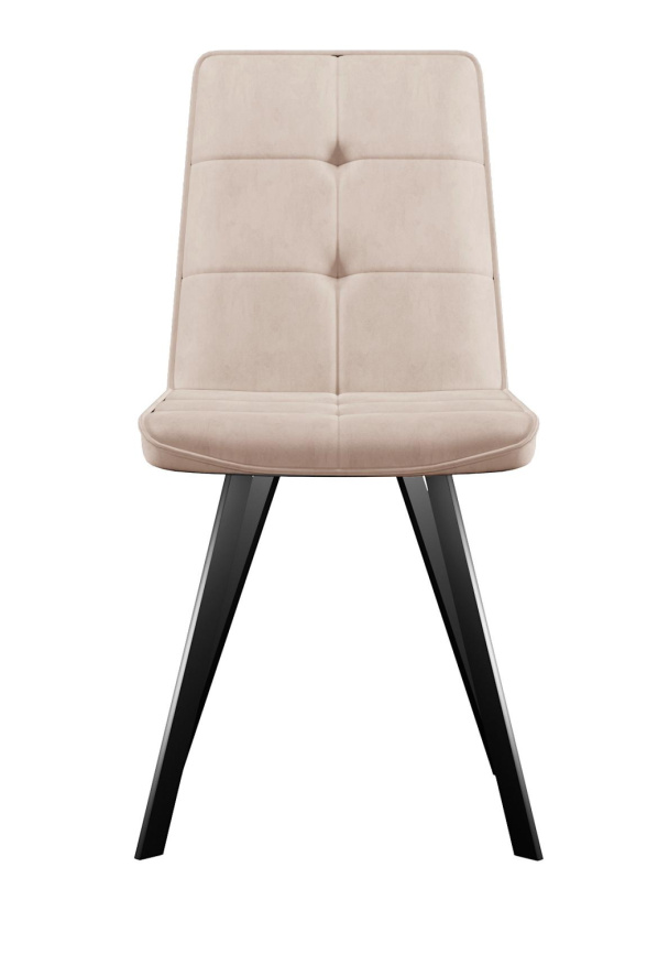 Стул DikLine 280 B03 BEIGE, ножки черные фото 3