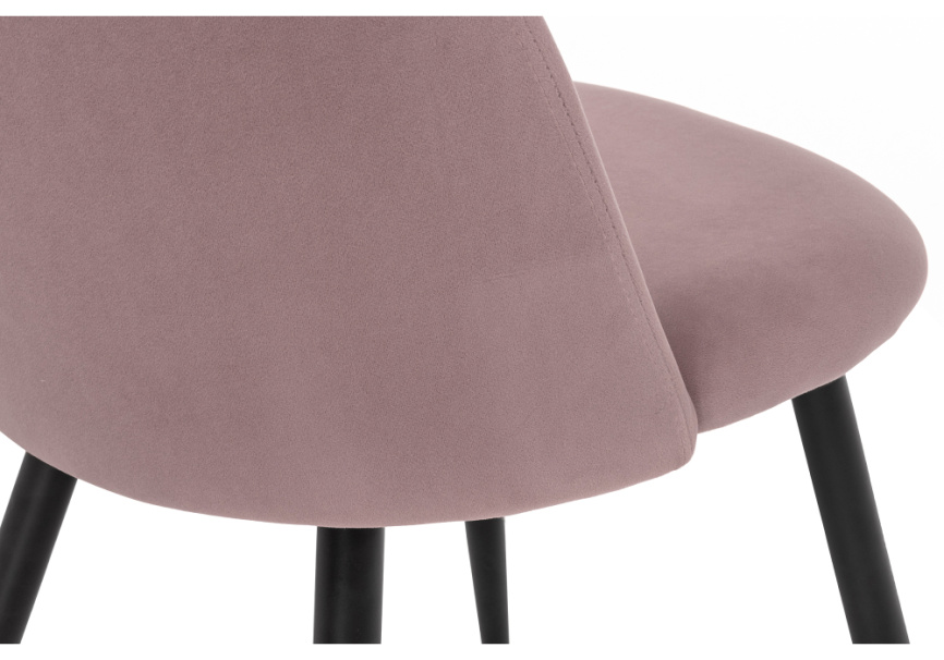 Стул на металлокаркасе Gabi 1 light purple / black фото 6