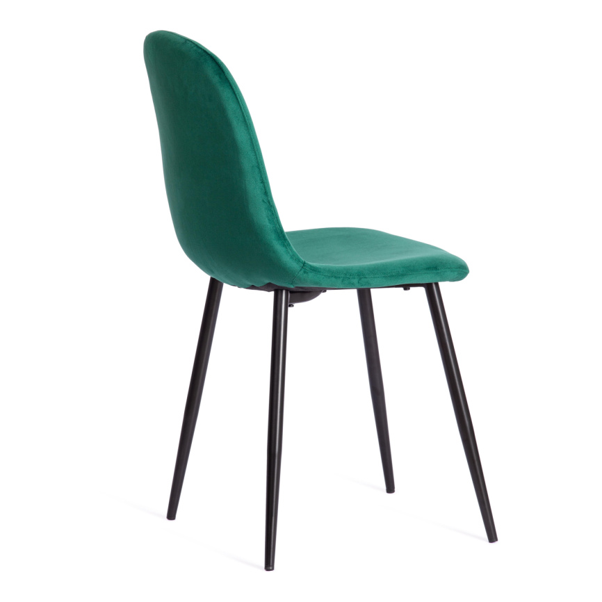 Стул BREEZE (mod. 4724) Велюр/металл , 44 х 53 х 87 см, Emerald (изумрудный) HLR56 / черный фото 3