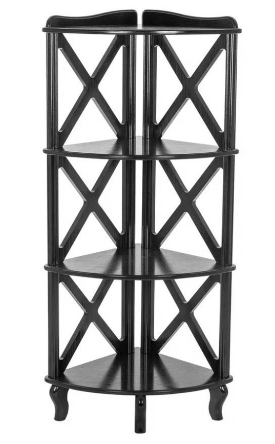 Этажерка-стеллаж угловая "Джульетта"-3 (венге) Вис фото 1