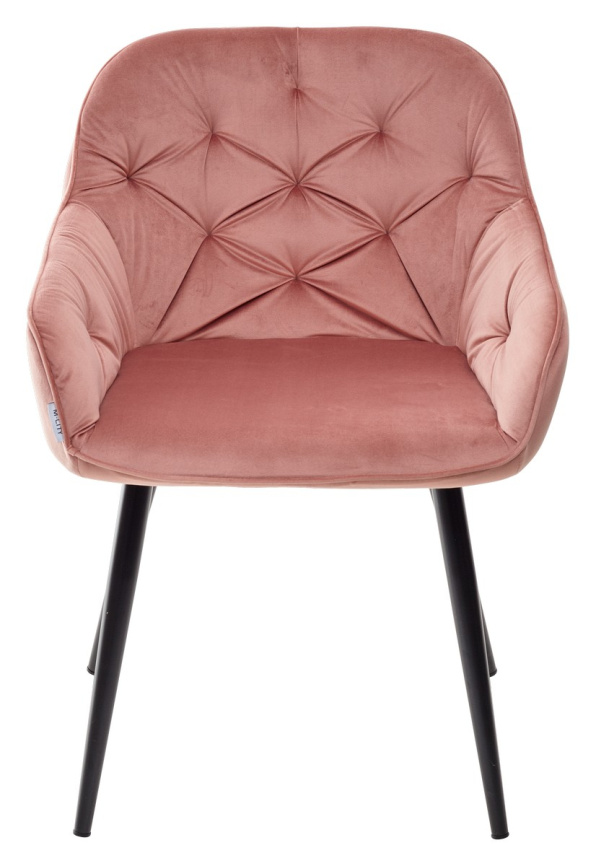 Стул BREEZE BLUVEL-52 PINK/ черный каркас, велюр М-City фото 4
