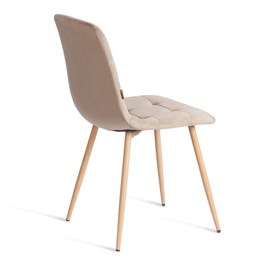 Стул CHILLY (mod. JSC-220) Велюр/металл , 44,5х52,5х88 см, Beige (бежевый) HLR8 / натуральный фото 11