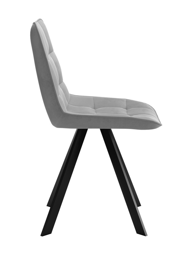 Стул DikLine 229 поворотный, B22 GREY, ножки черные фото 2