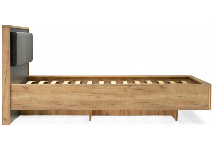 Кровать Клауд 140х200 парящая дуб крафт золотой / антрацит фото 5