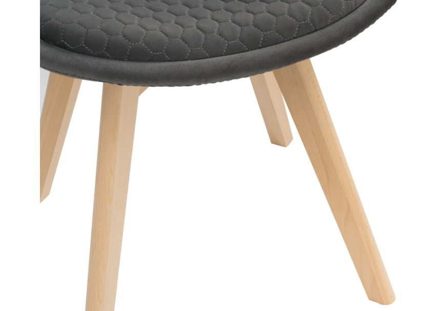 Стул деревянный Bonuss dark gray / wood фото 5