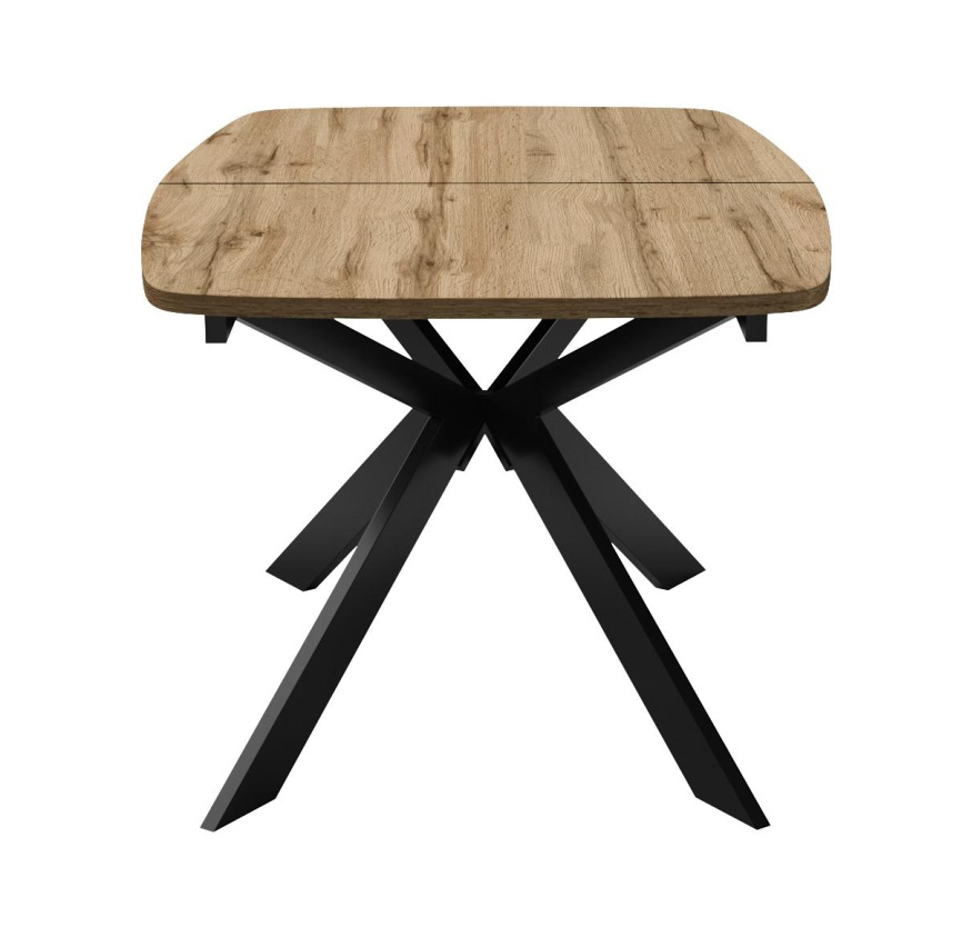 Стол DikLine B140 Дуб Галифакс (ЛДСП EGGER)/опоры черные фото 3