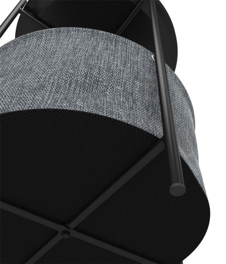 Стол журнальный "Берген" (рогожка 82/39, черный муар) фото 3